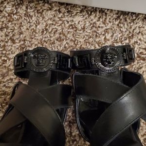 Versace sandal heels